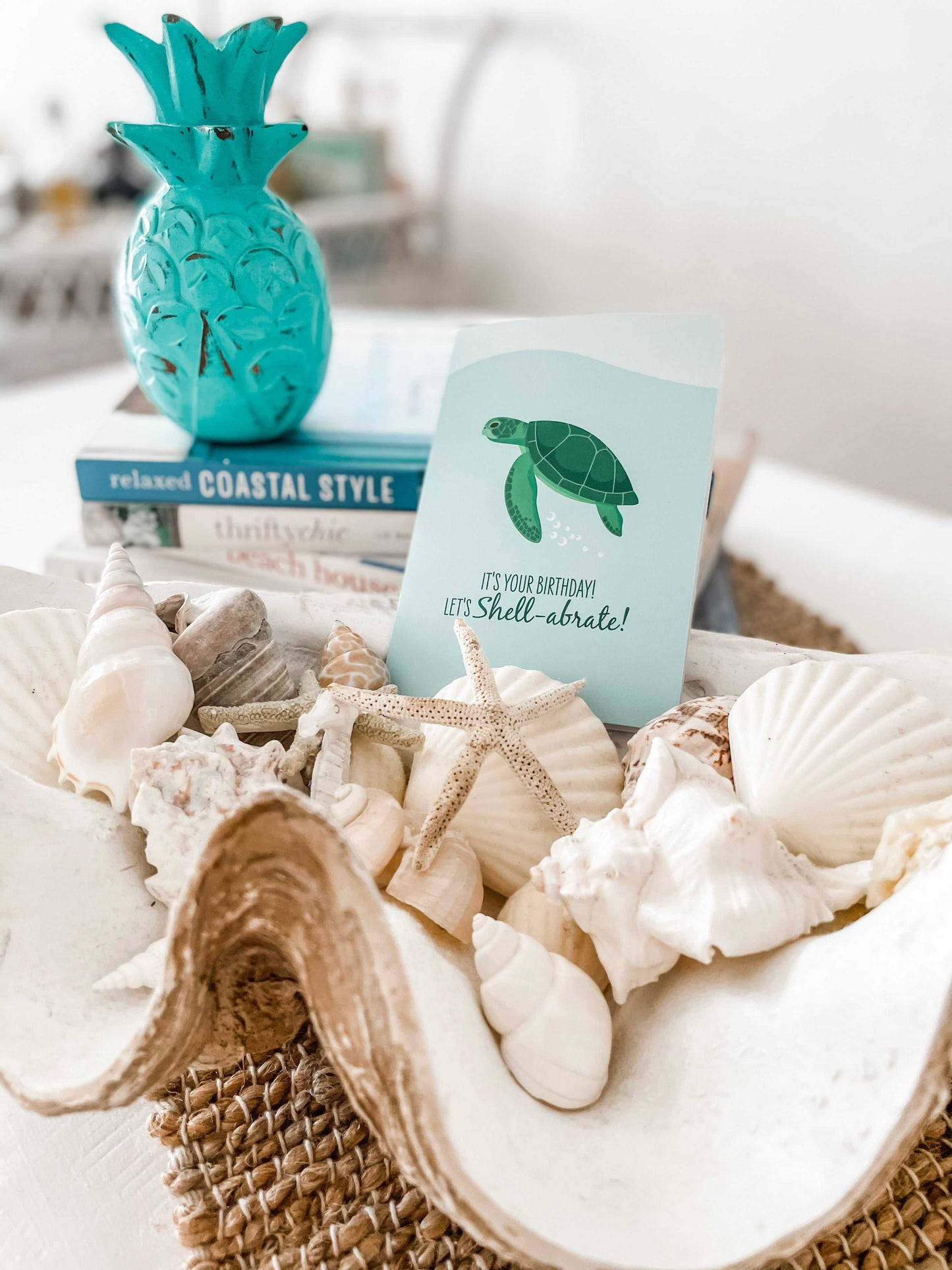 Birthday Card - Green TurtleThis funny Green Turtle Birthday greeting card with envelope is the perfect way to send an ocean lover some Birthday love.
BUILD YOUR OWN BUNDLE OF 10 CARDS FOR ONLYGreeting CardsSailfish Creative