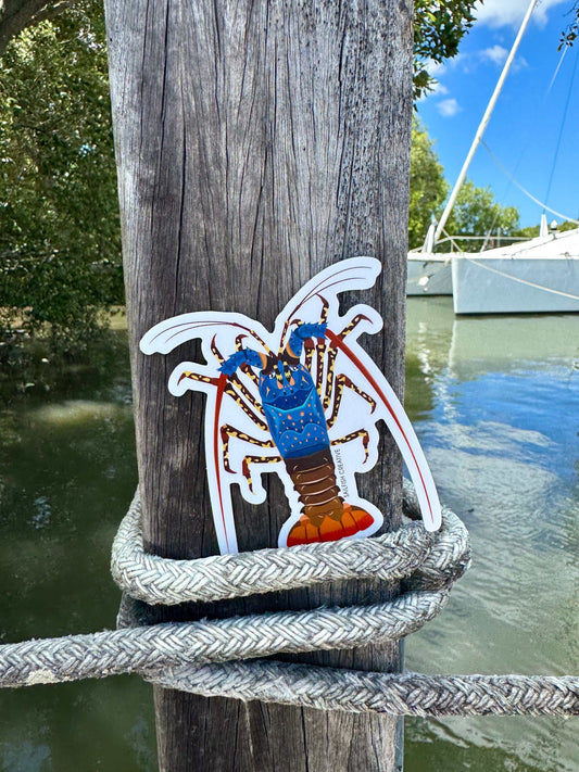 Sticker - Ornate Painted Cray - Sailfish Creative