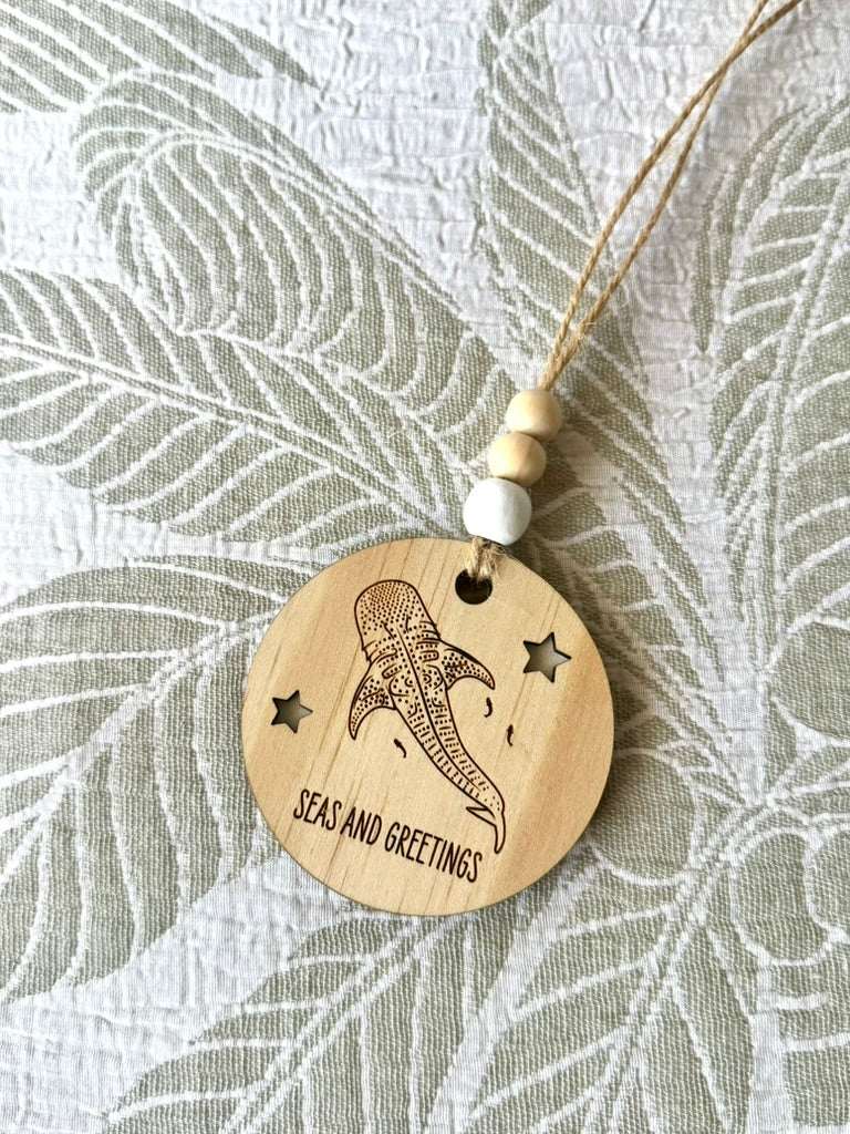 Wooden Christmas Decoration - Whale Shark