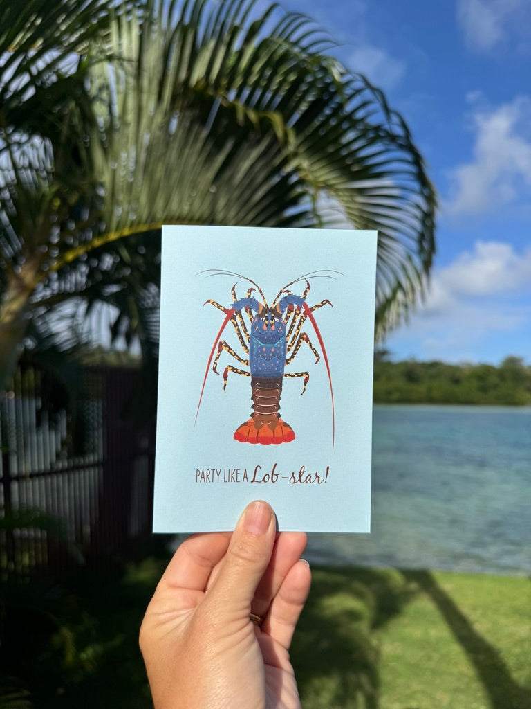Greeting Card - Painted Cray