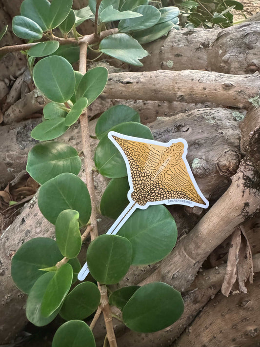 Sticker - Ornate Eagle Ray - Sailfish Creative