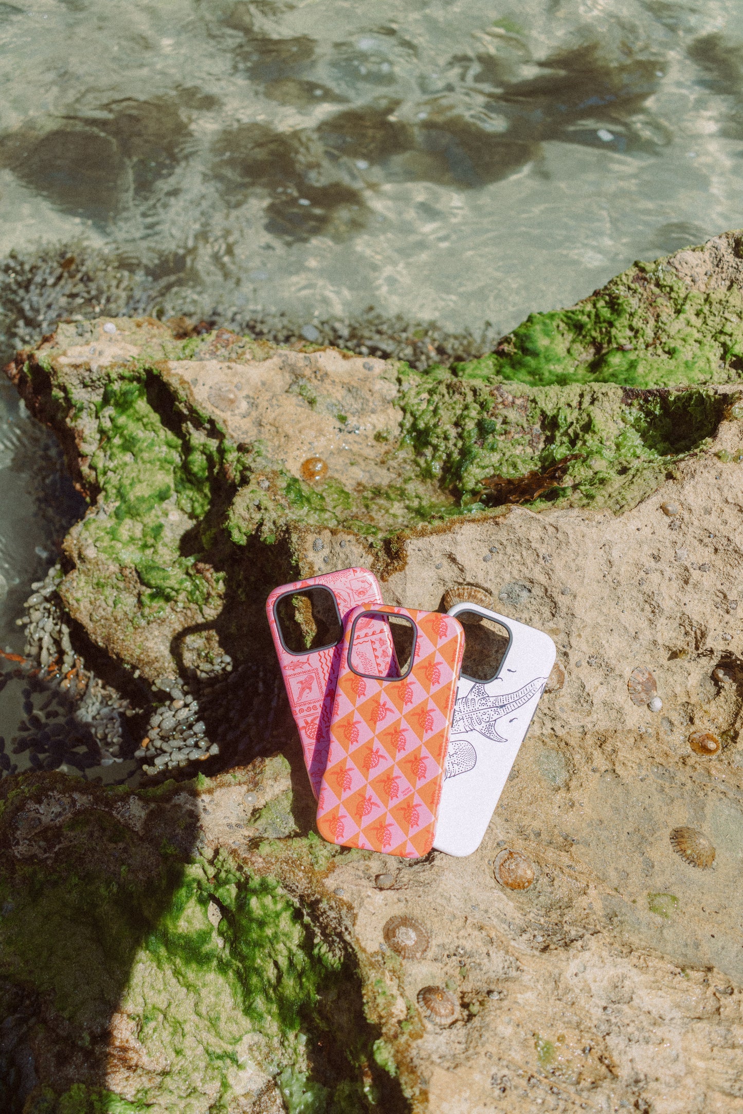 iPhone Phone Case - Turtle Diamonds Candy Sunset