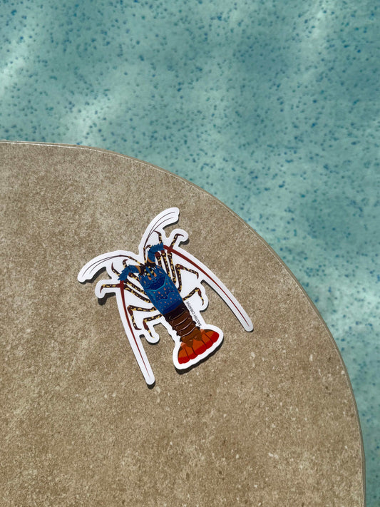 Sticker - Ornate Painted Cray - Sailfish Creative