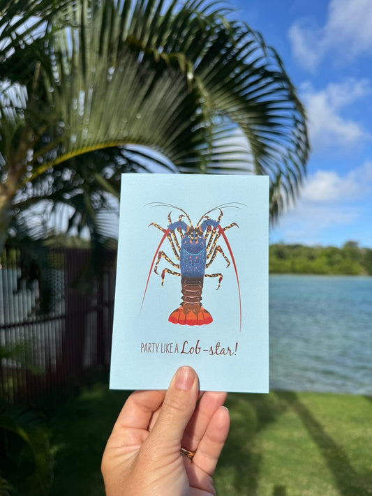 Greeting Card - Painted Cray