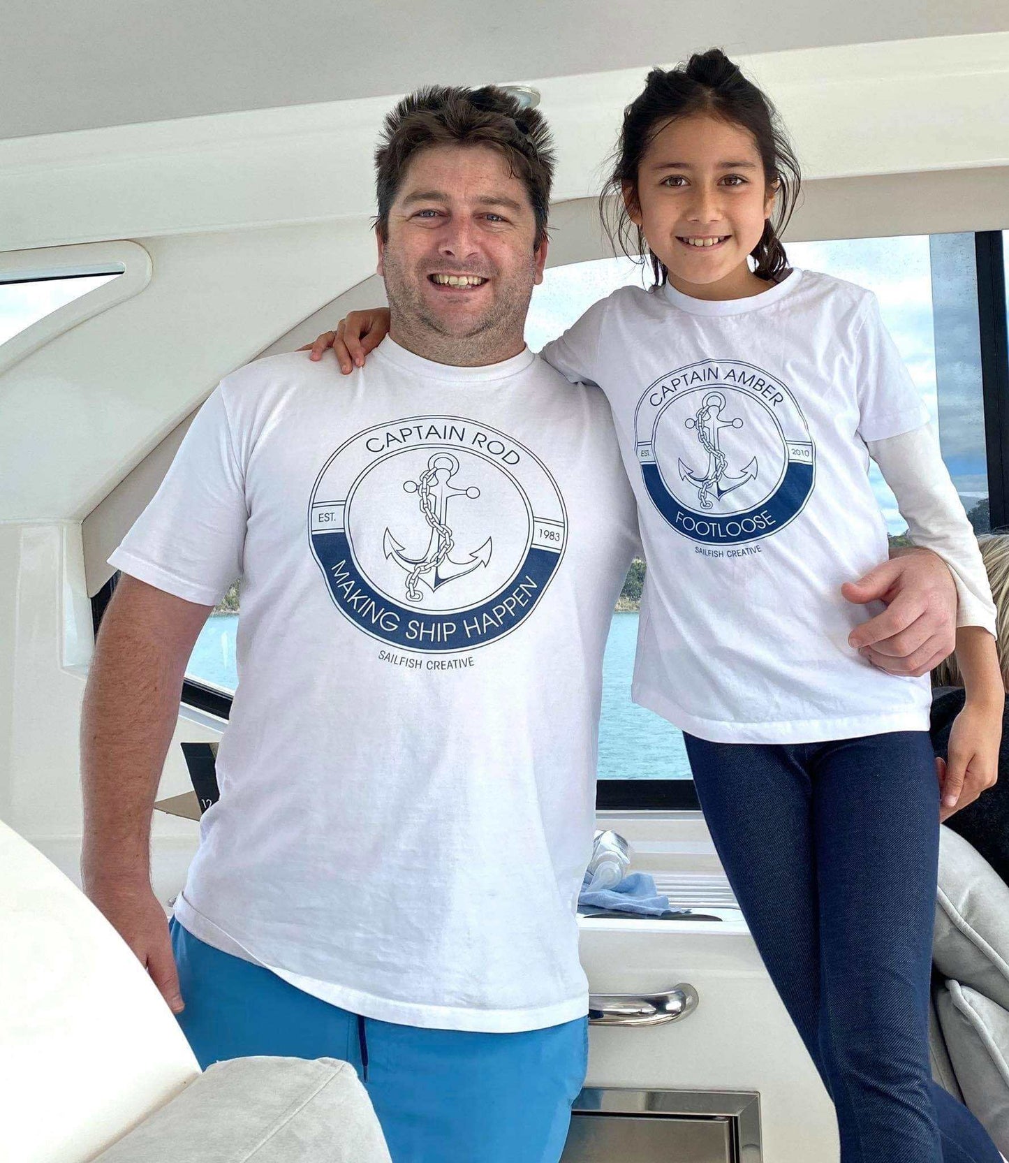 PERSONALISED Nautical - Mens T-ShirtPERSONALISED WITH YOUR DETAILS
Personalisation Options: Captain "Your Name" First Mate "Your Name" Deck Hand "Your Name" and Feelin' Nauti Making Ship Happen I Don'tShirtsSailfish Creative