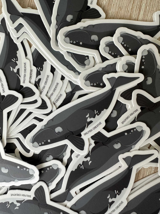 Sticker - Southern Right Whale - Sailfish Creative