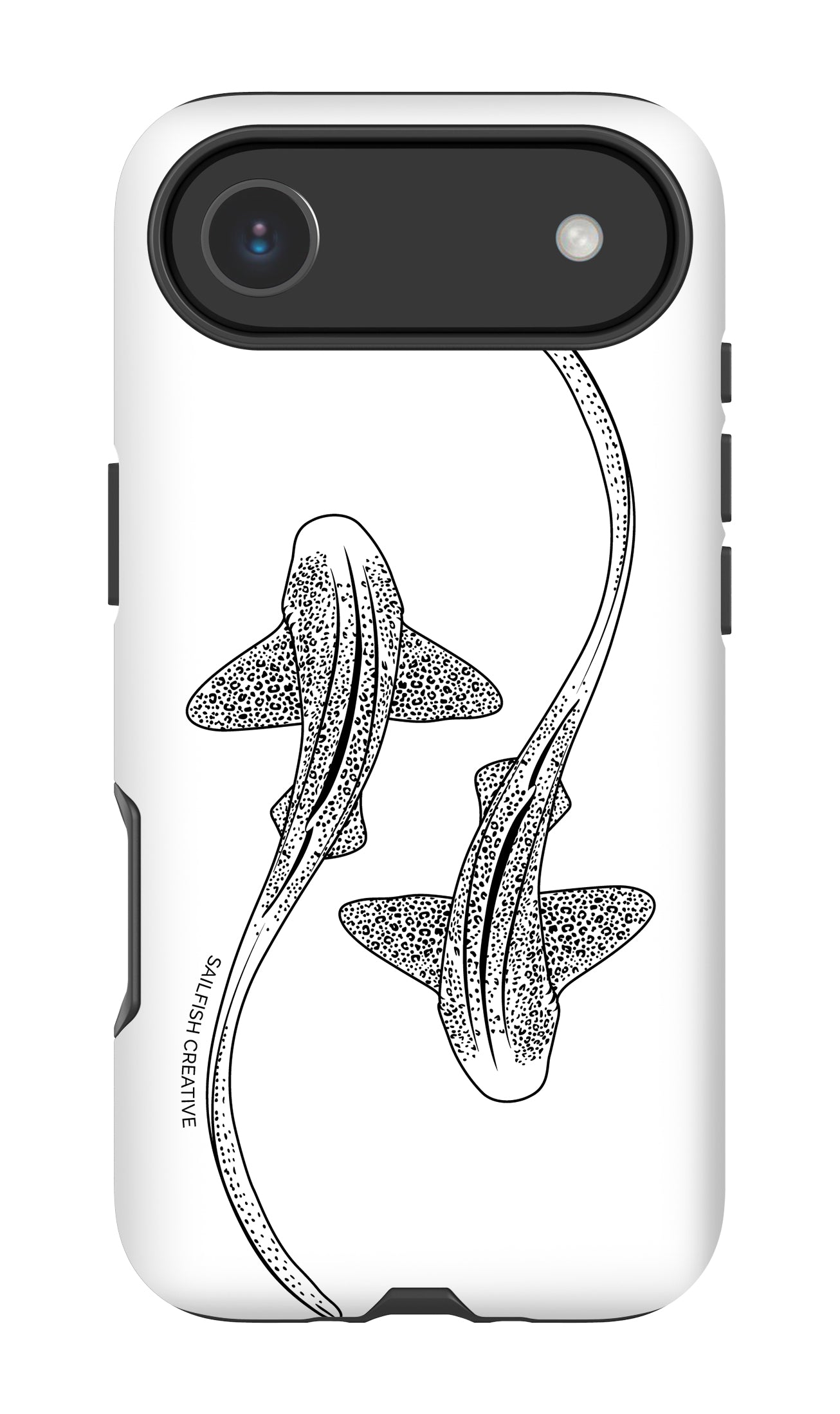 iPhone Phone Case - Leopard Sharks Outline