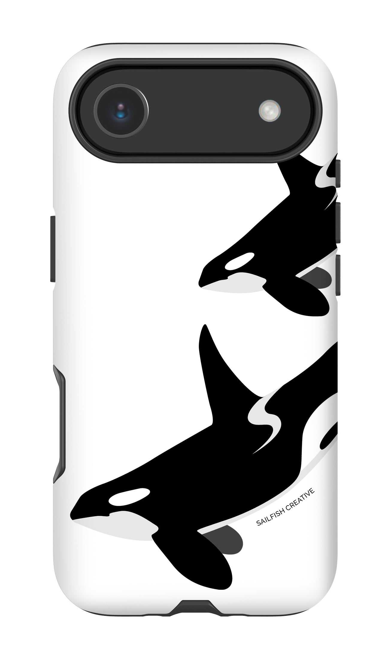 iPhone Phone Case - Orca Killer Whale White