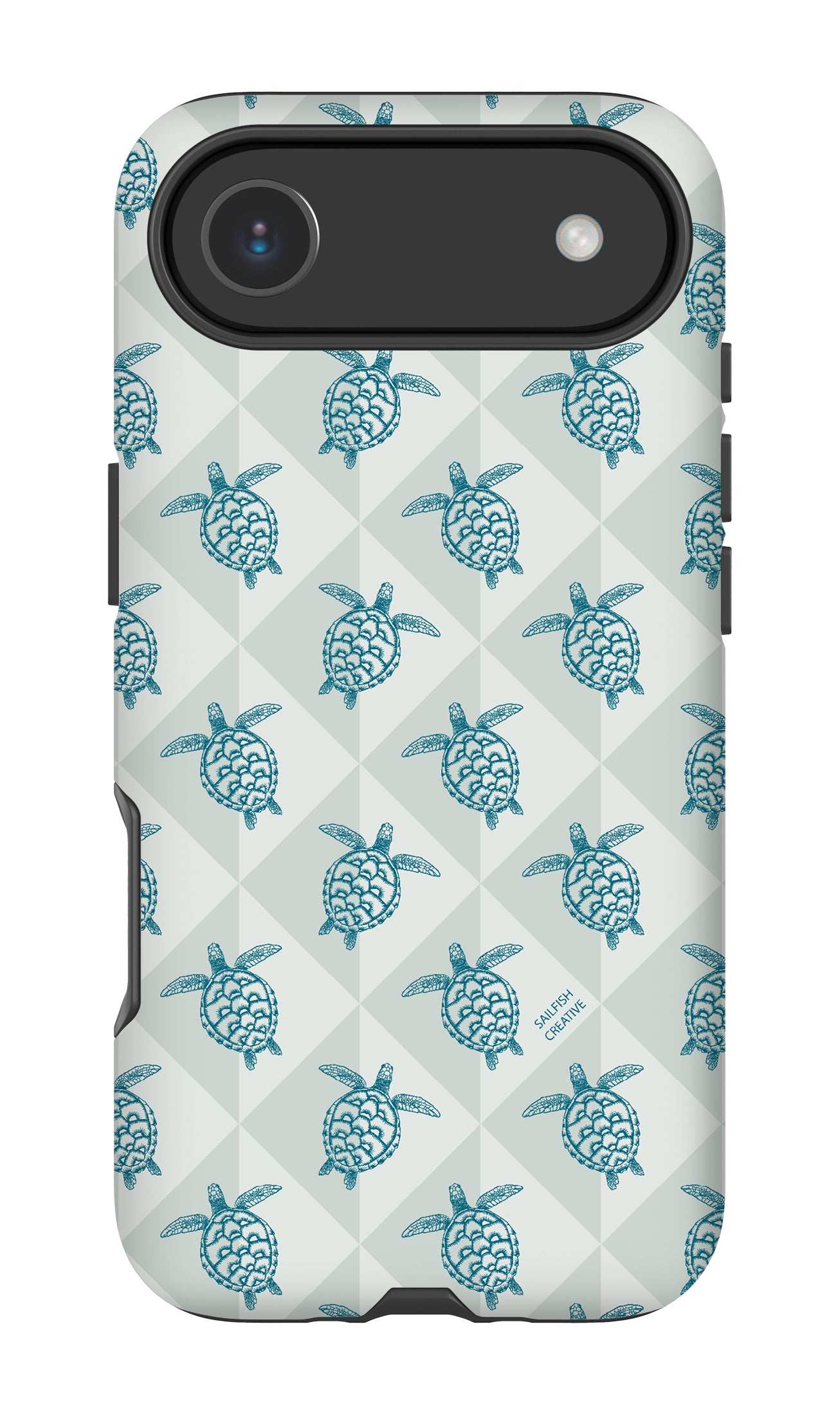 iPhone Phone Case - Turtle Diamonds Coastal Storm
