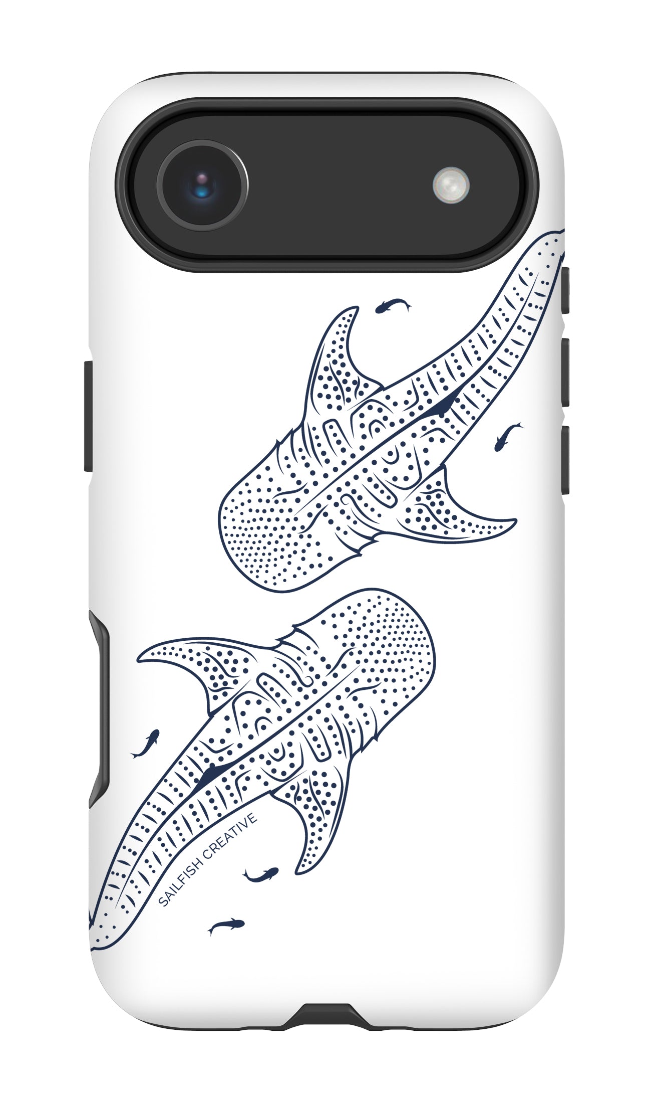 iPhone Phone Case - Whale Sharks Outline