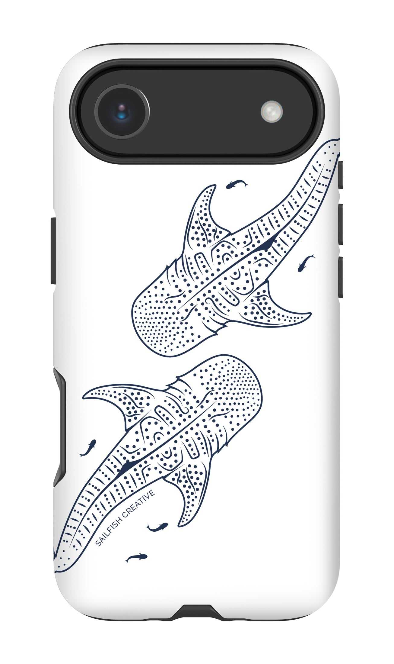 iPhone Phone Case - Whale Sharks Outline