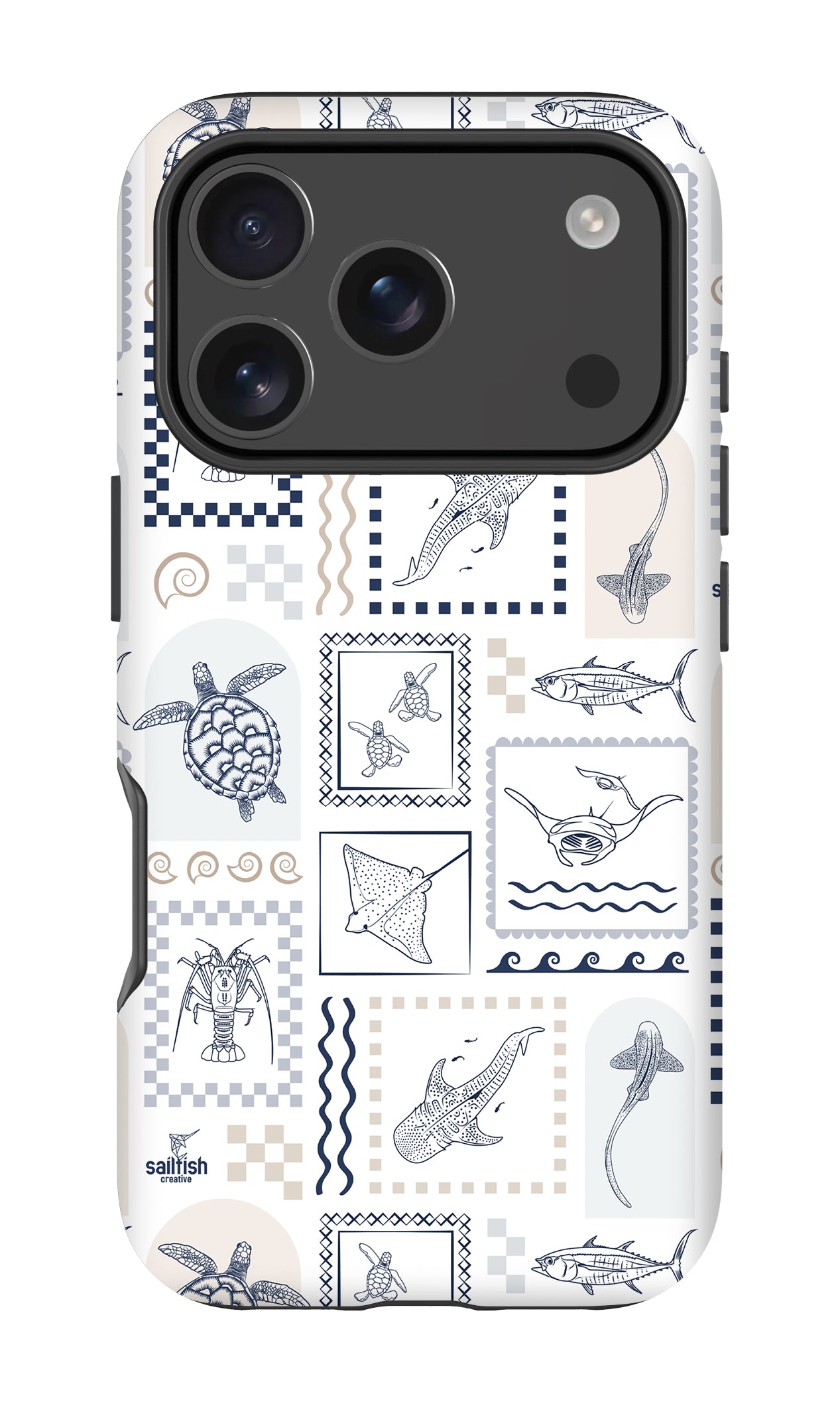 iPhone Tough Phone Case - Arches Print Beige