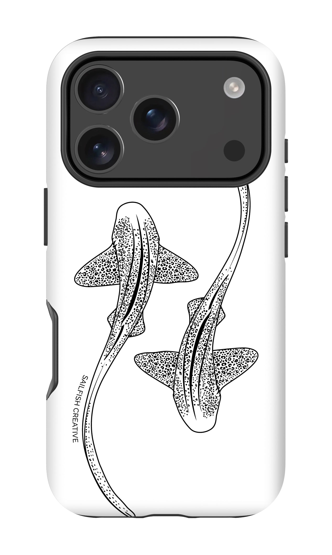 iPhone Phone Case - Leopard Sharks Outline