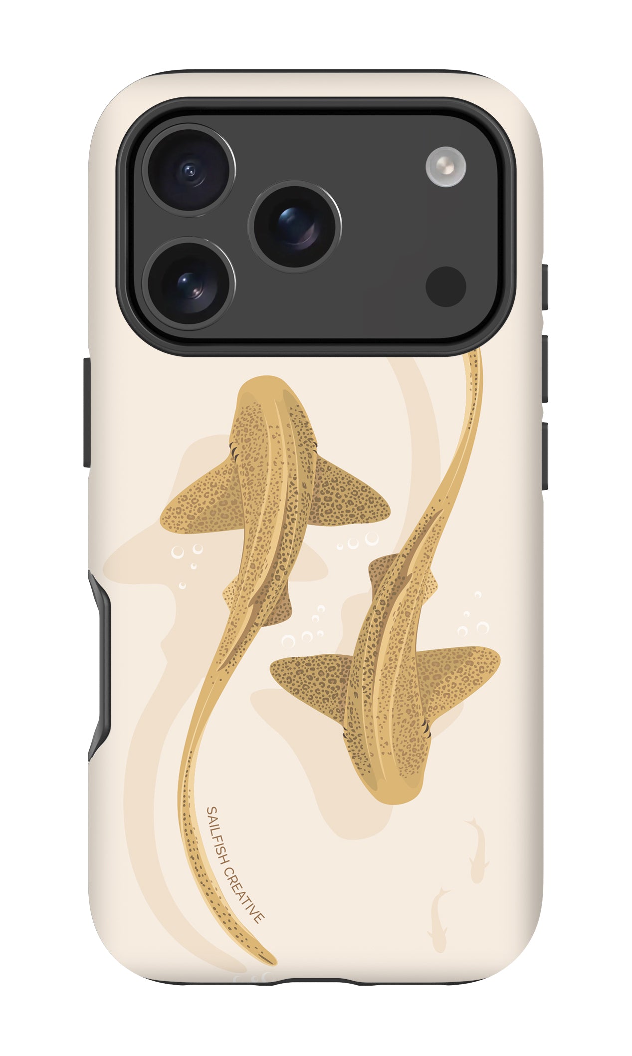 iPhone Tough Phone Case - Leopard Sharks Sand