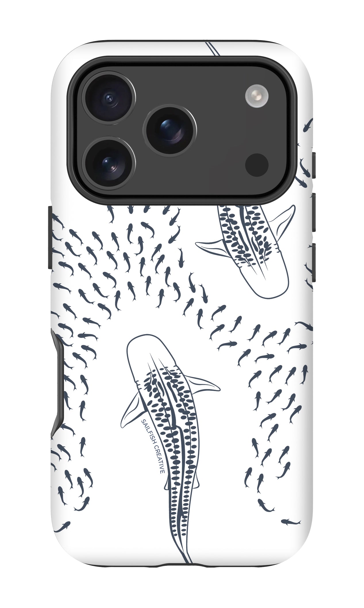 iPhone Phone Case - Tiger Sharks Outline