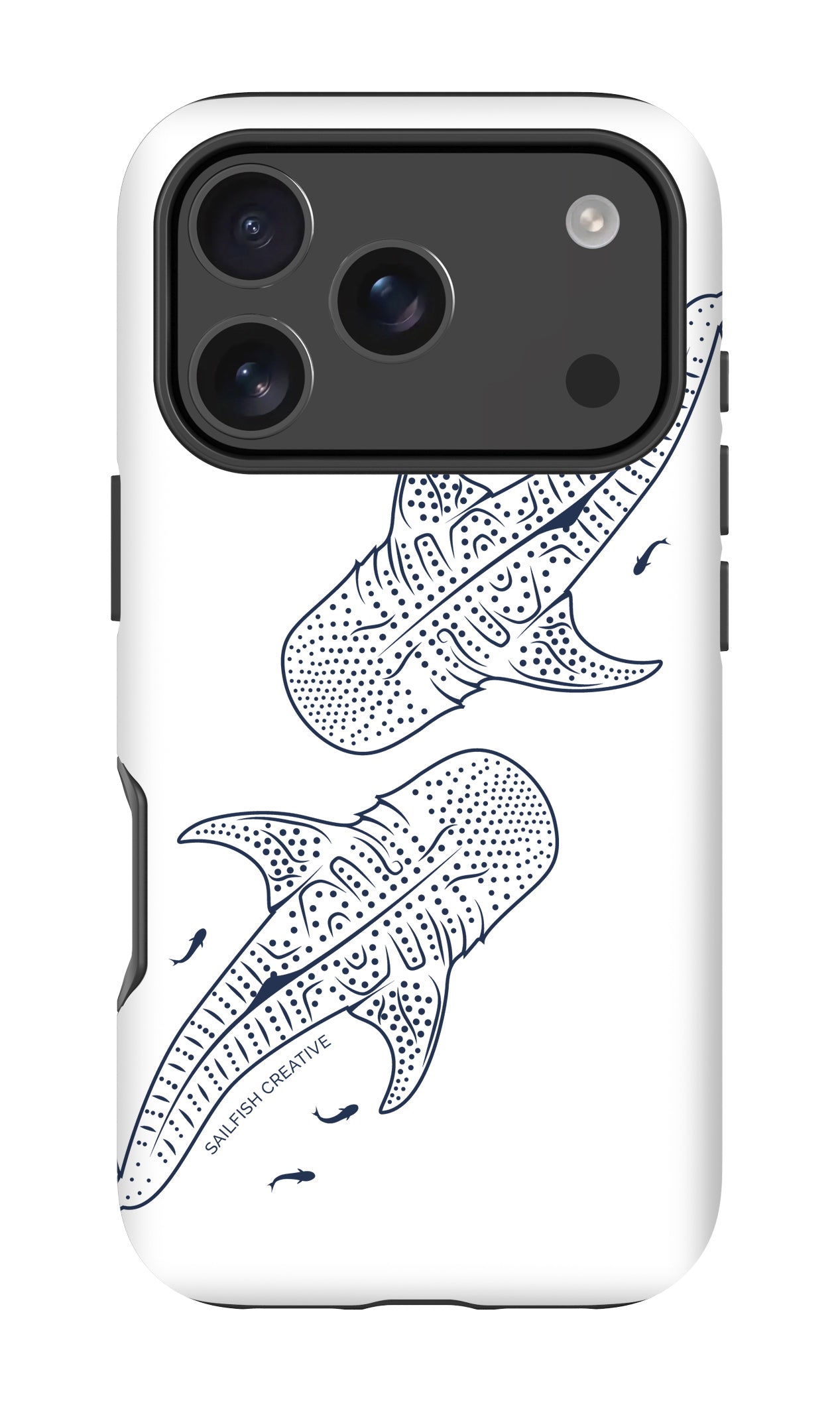iPhone Phone Case - Whale Sharks Outline