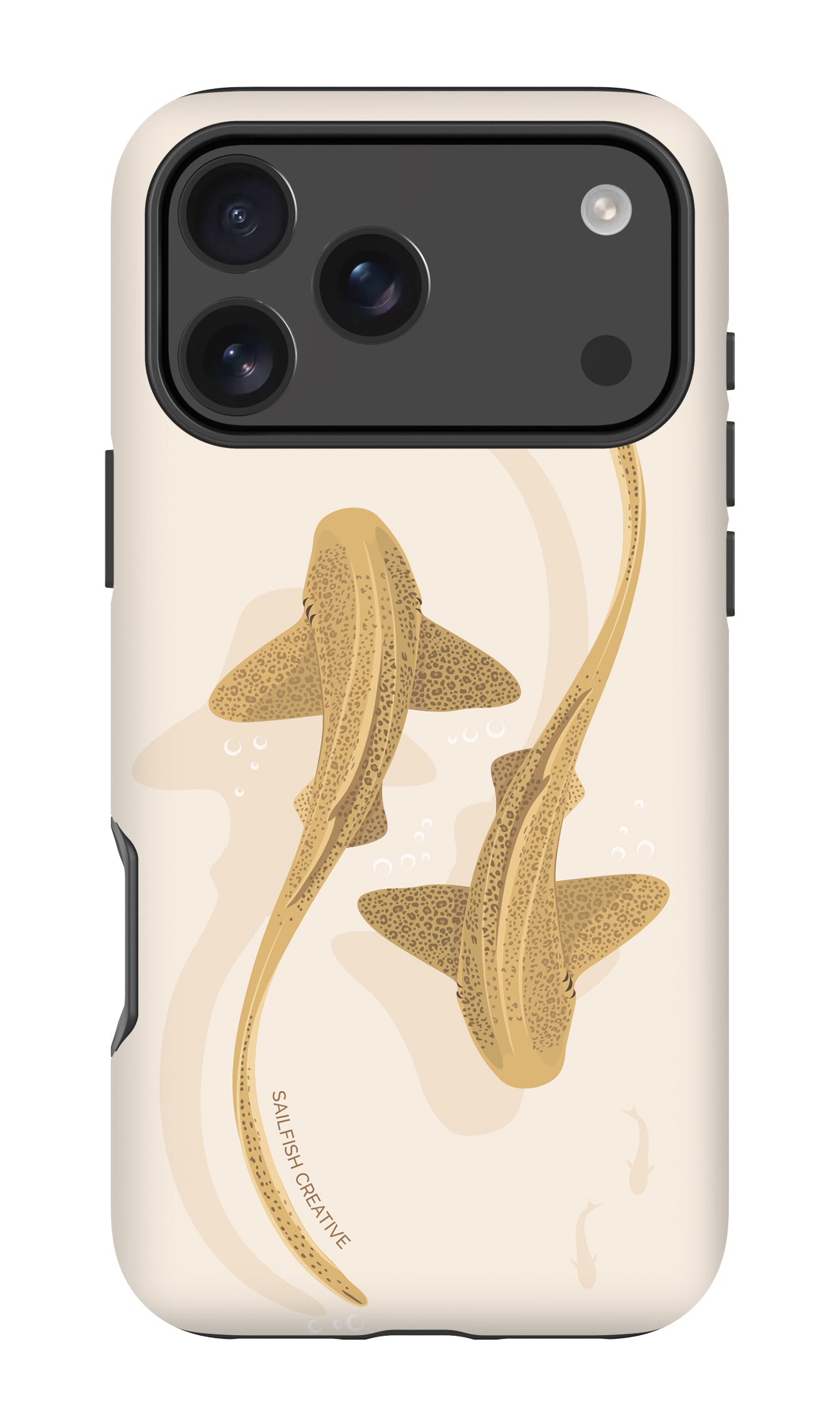 iPhone Tough Phone Case - Leopard Sharks Sand