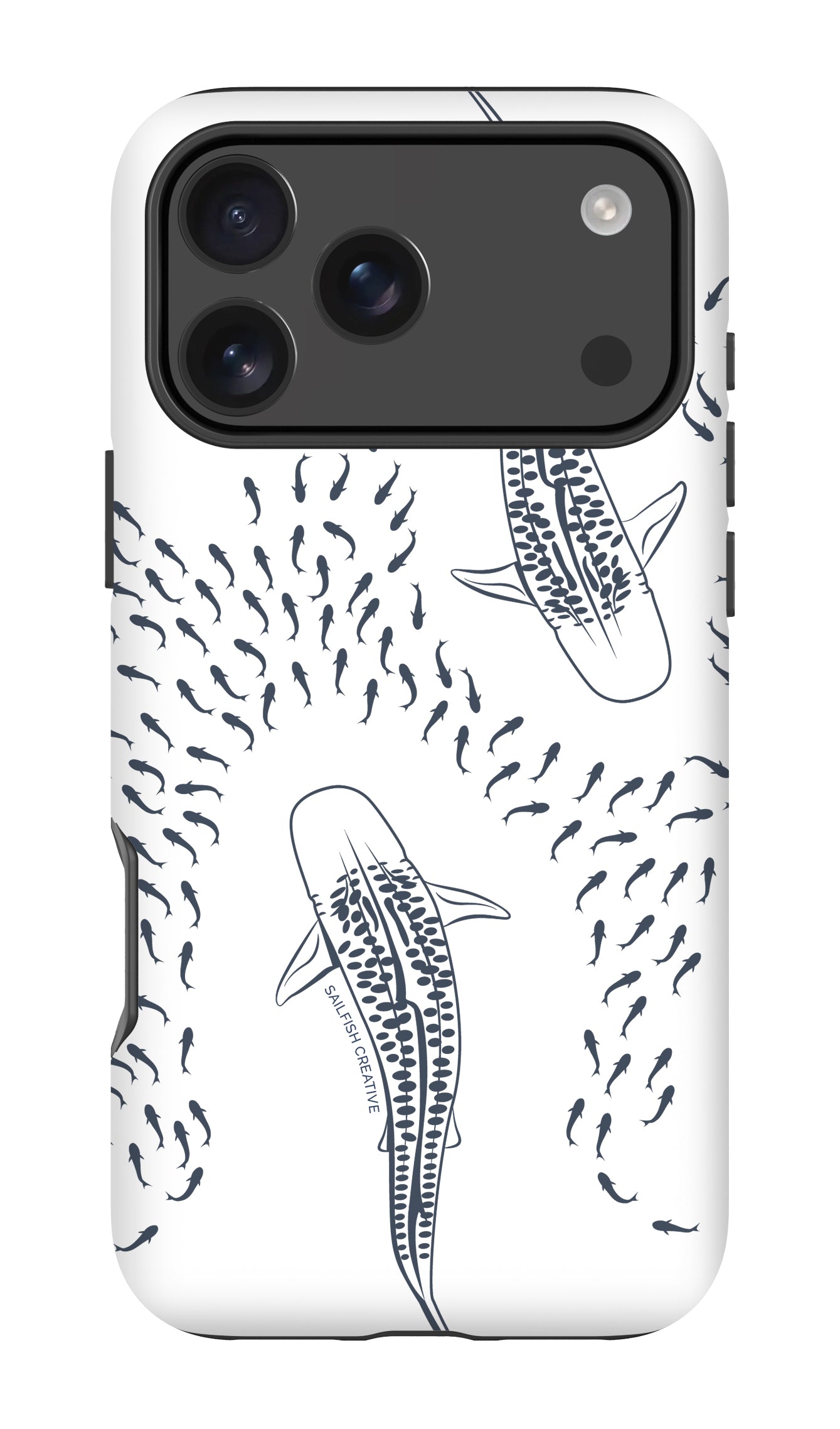 iPhone Phone Case - Tiger Sharks Outline