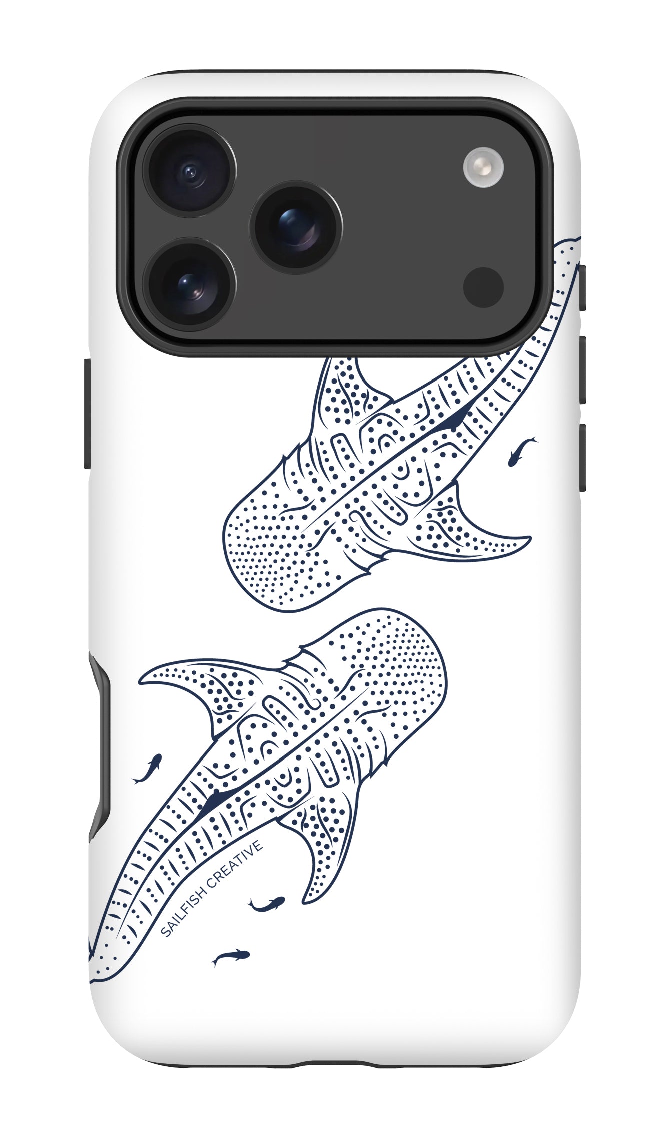 iPhone Phone Case - Whale Sharks Outline