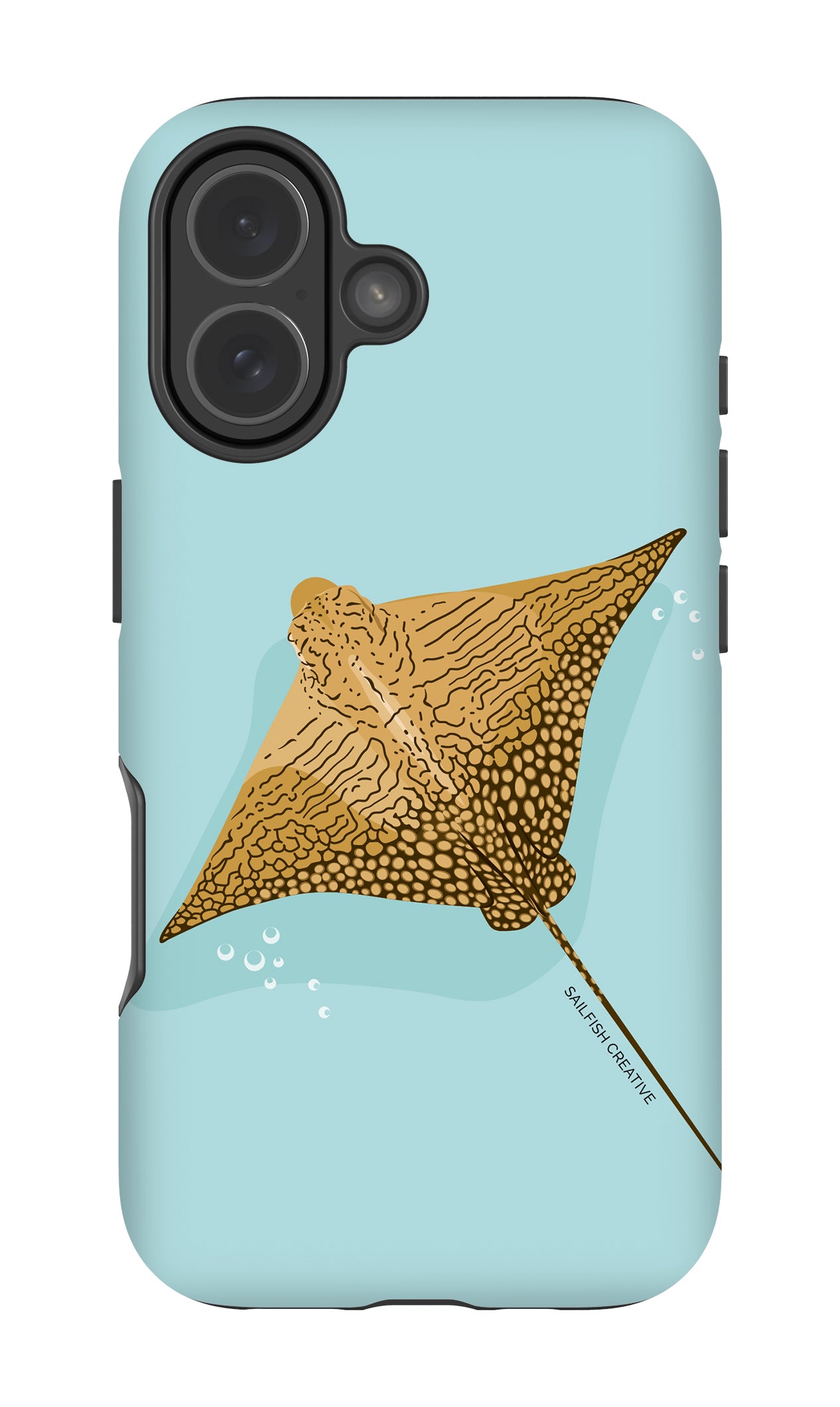 iPhone Tough Phone Case - Ornate Eagle Ray