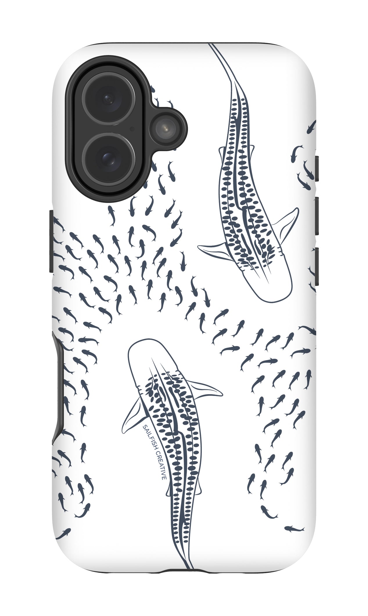 iPhone Phone Case - Tiger Sharks Outline