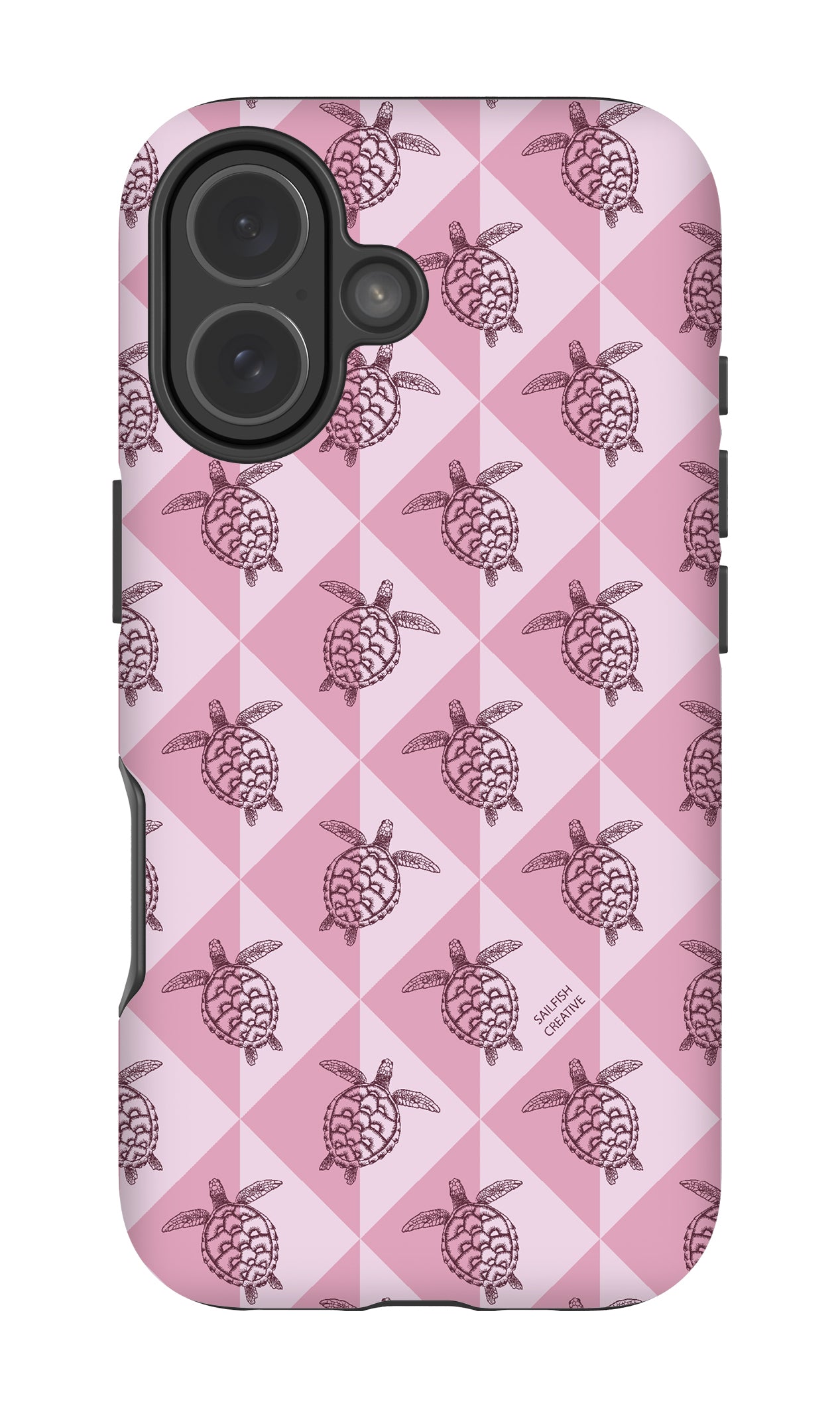 iPhone Tough Phone Case - Turtle Diamonds Orchid