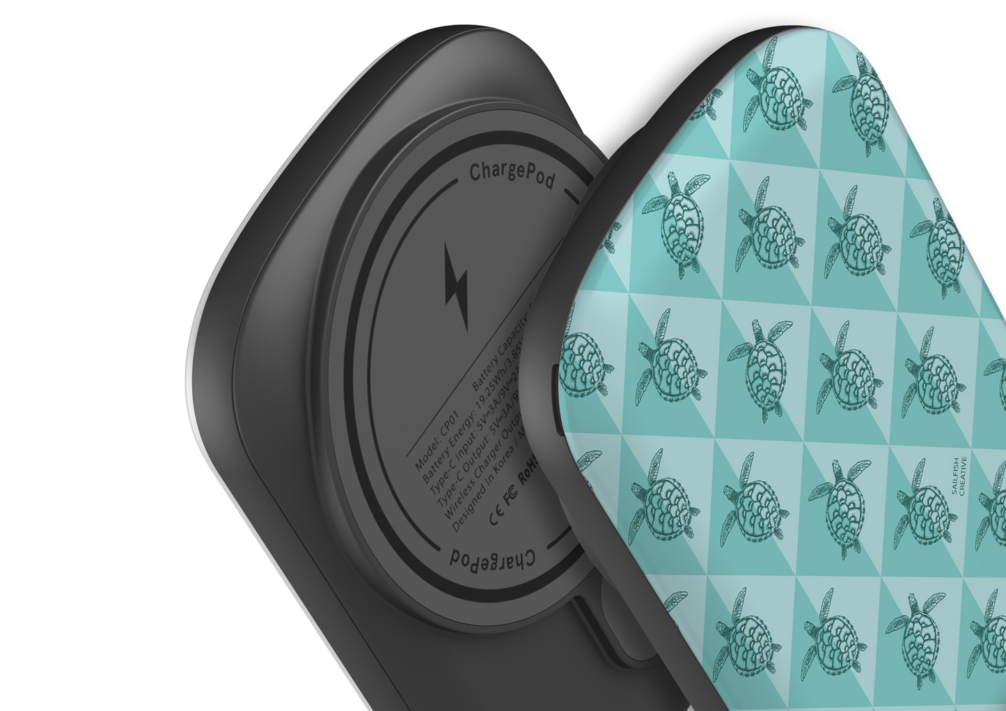MagSafe Charge Pod - Turtle Diamonds