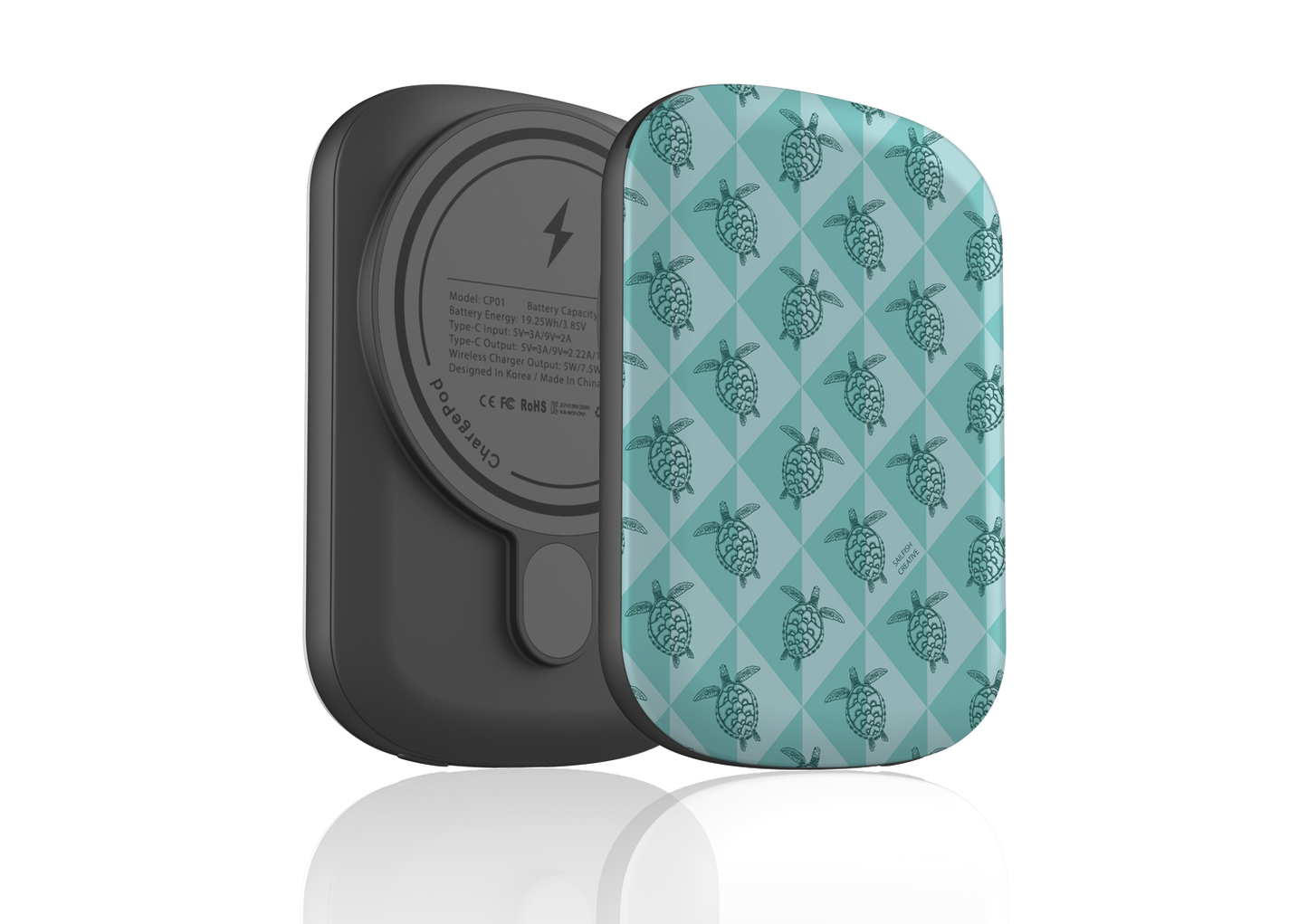 MagSafe Charge Pod - Turtle Diamonds