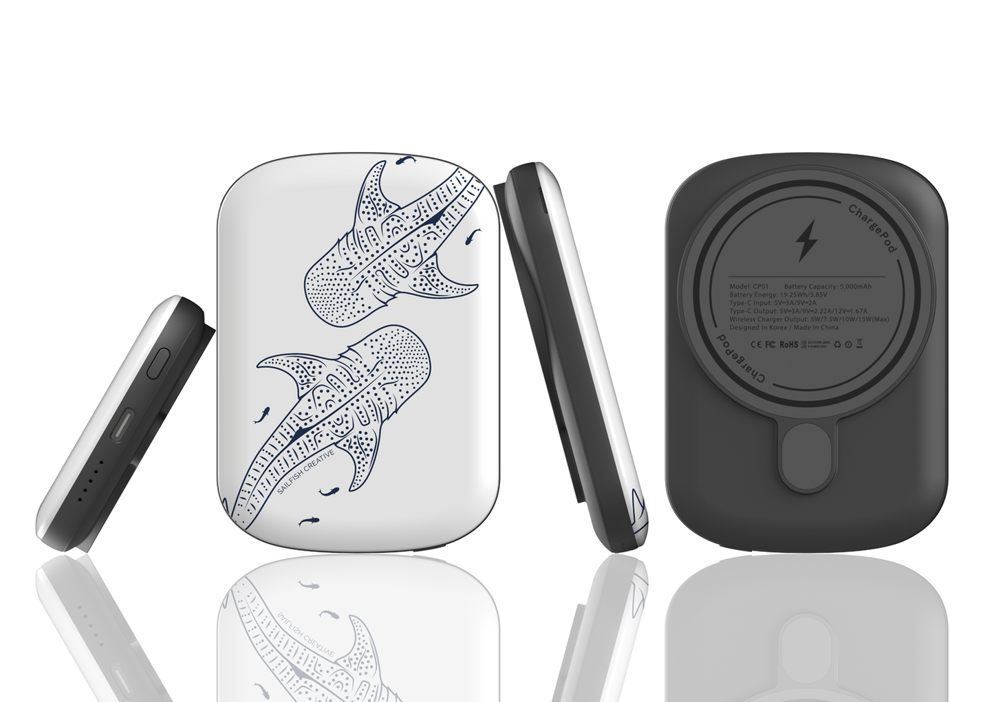 MagSafe Charge Pod - Whale Sharks
