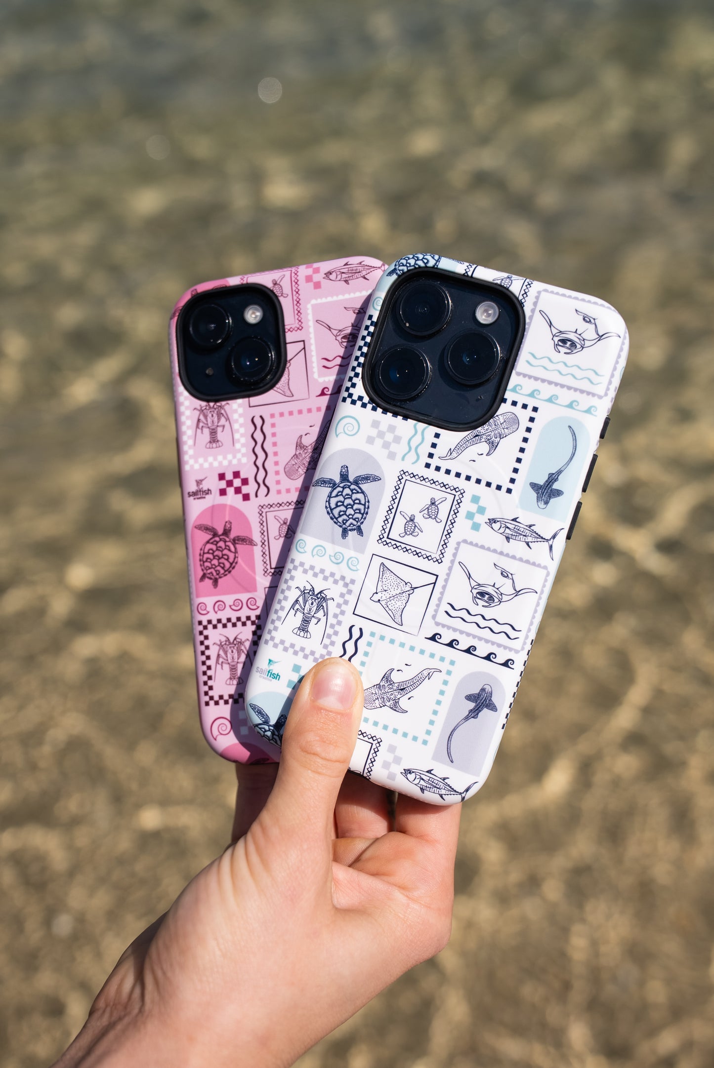 iPhone MagSafe Tough Phone Case - Arches Print Orchid