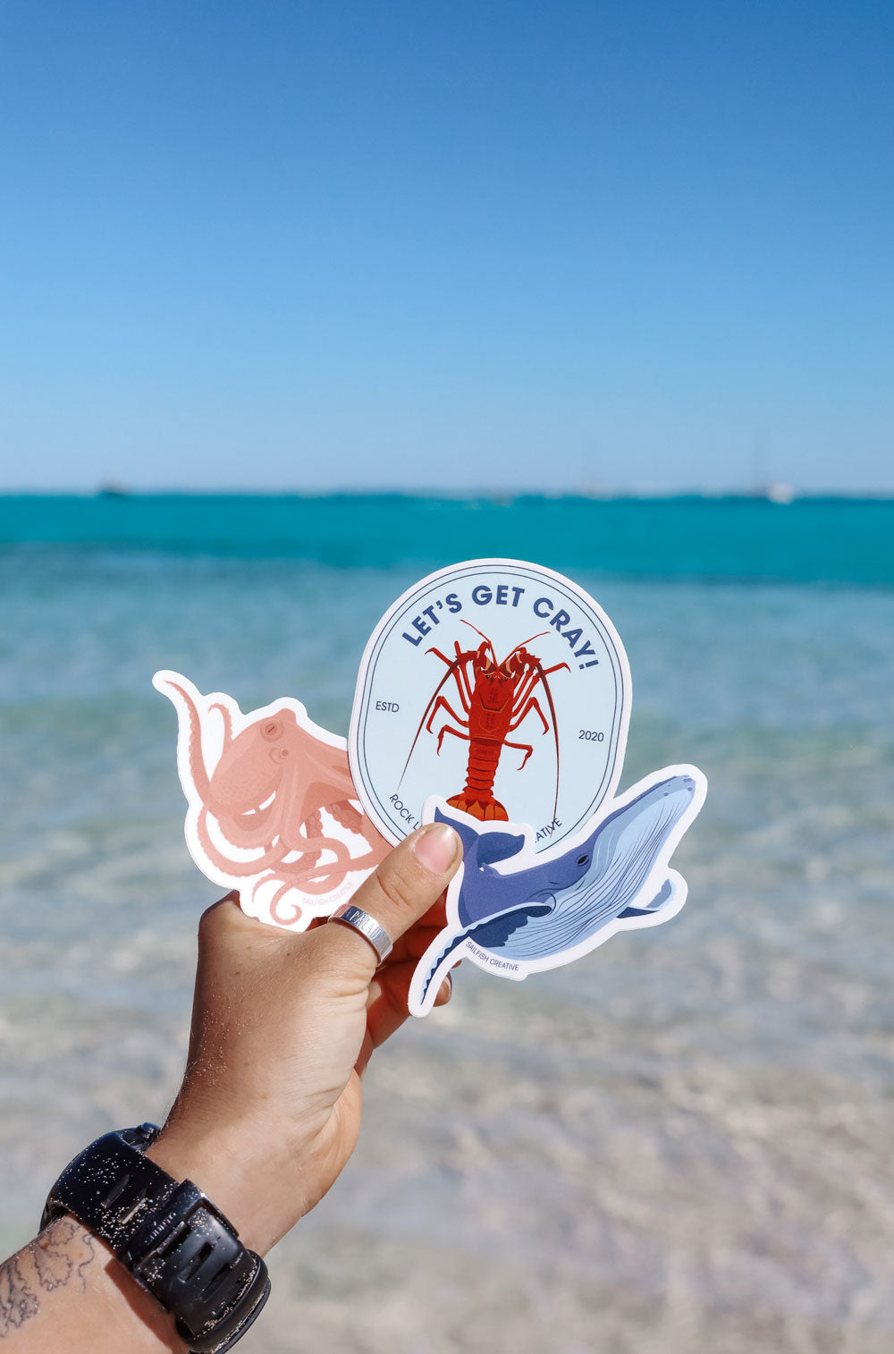Sticker - Crayfish Pun - Sailfish Creative