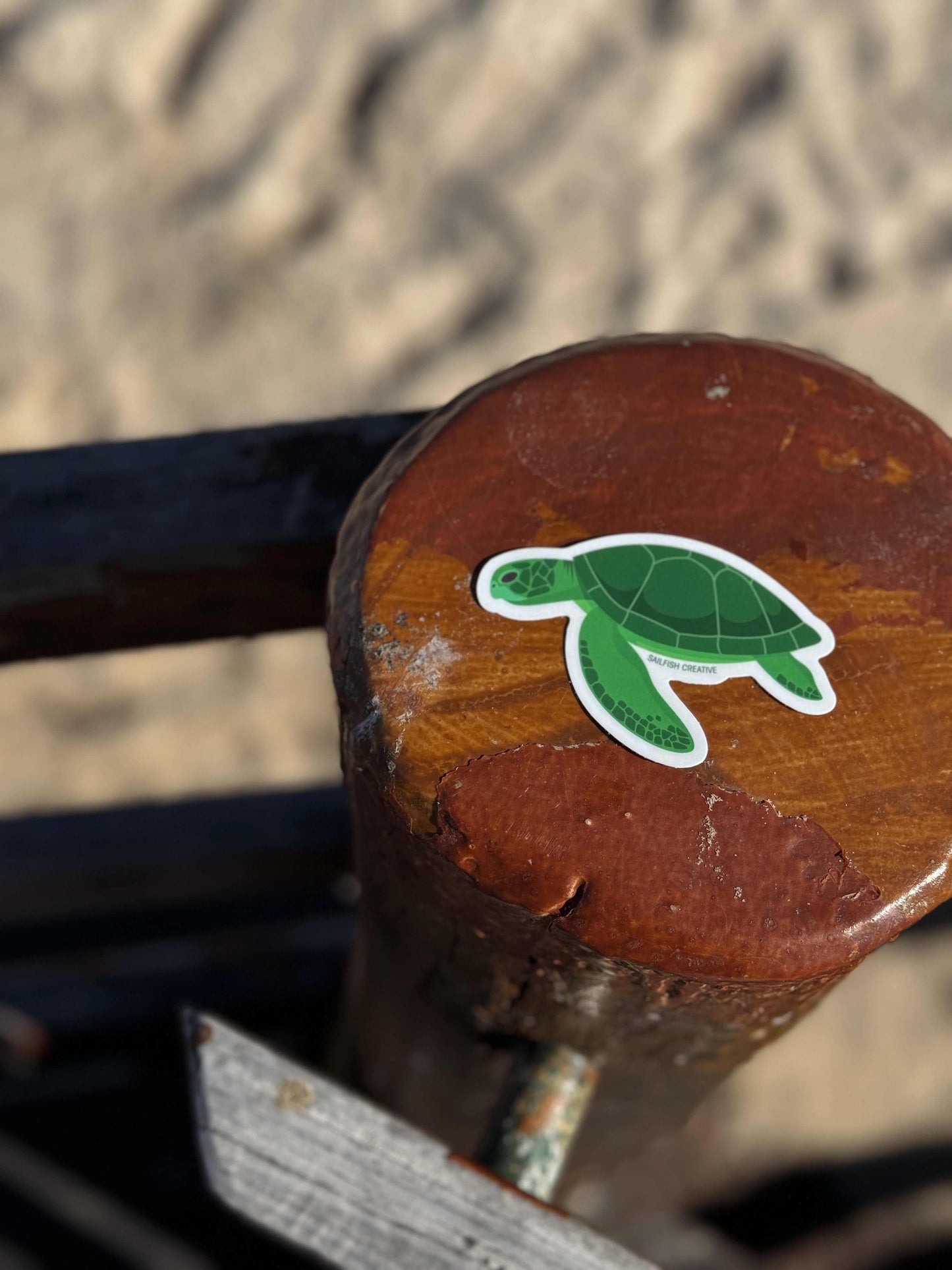 Sticker - Green Turtle - Sailfish Creative