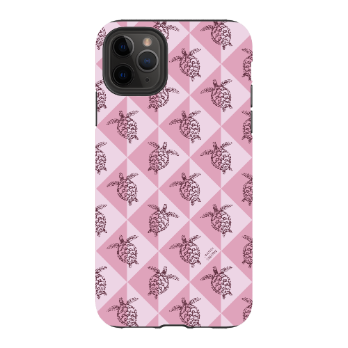 iPhone Tough Phone Case - Turtle Diamonds Orchid