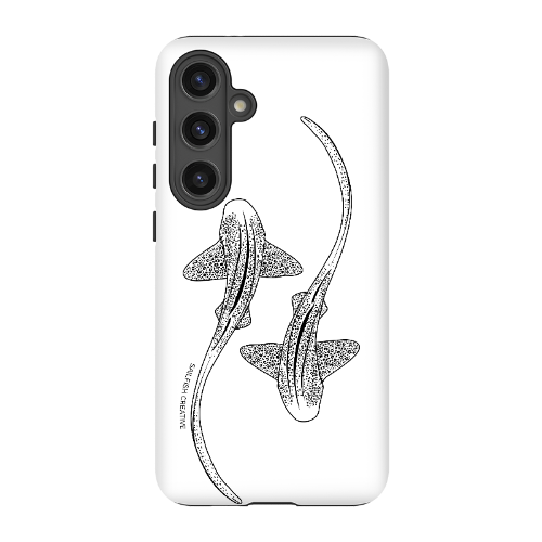 Samsung Tough Case - Leopard Sharks Outline - Sailfish Creative