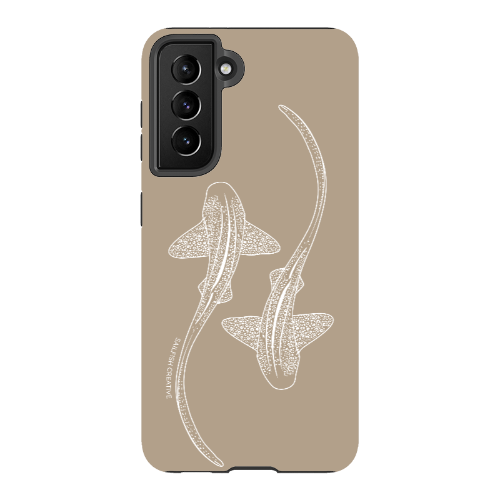 Samsung Tough Case - Leopard Sharks Outline Natural