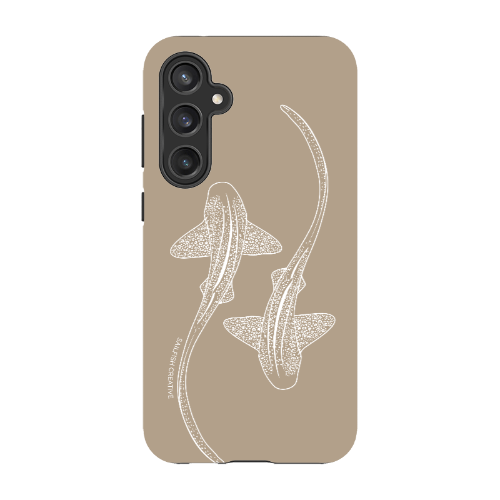 Samsung Tough Case - Leopard Sharks Outline Natural