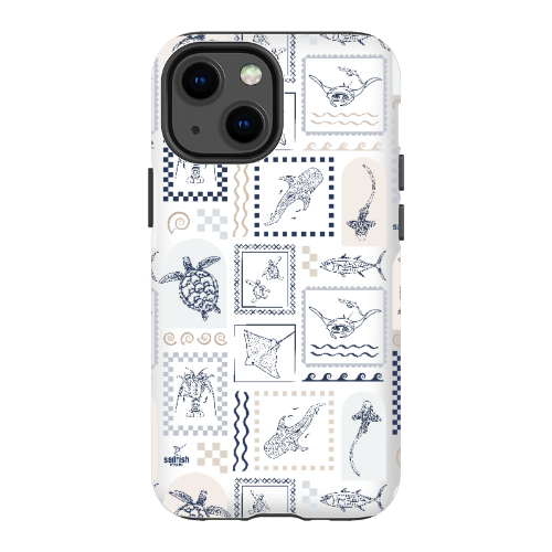 iPhone Tough Phone Case - Arches Print Beige