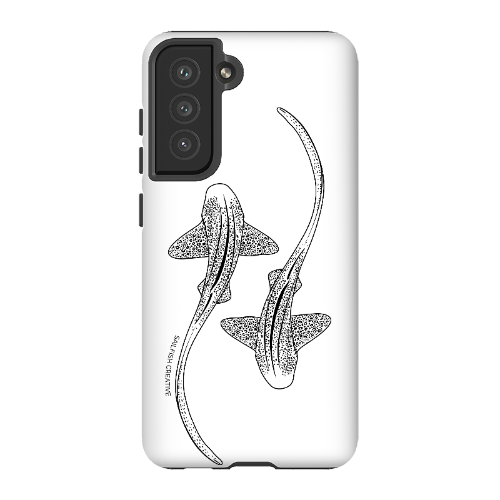 Samsung Tough Case - Leopard Sharks Outline - Sailfish Creative