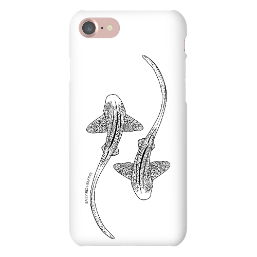 iPhone Phone Case - Leopard Sharks Outline