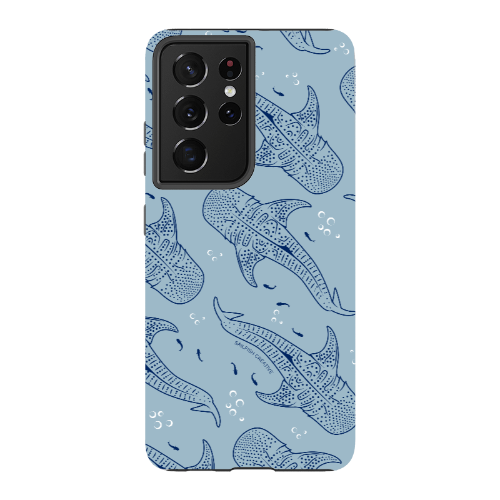 Samsung Tough Case - Whale Sharks Pattern Bluer - Sailfish Creative