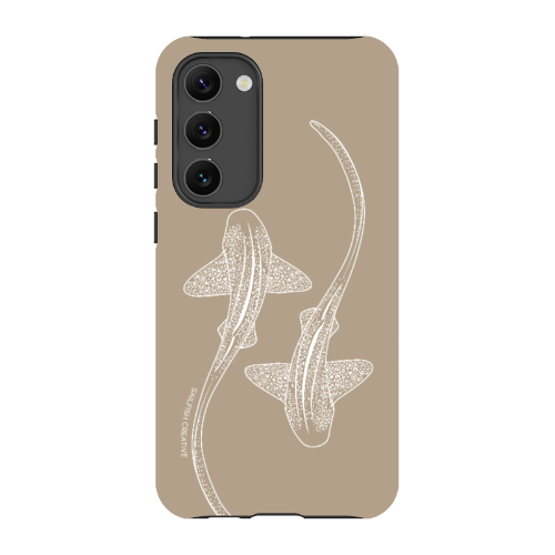 Samsung Tough Case - Leopard Sharks Outline Natural