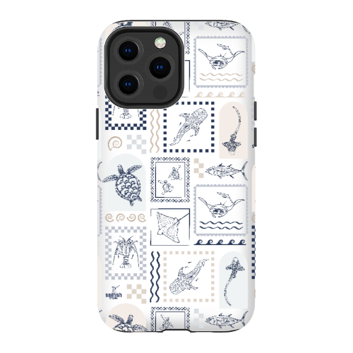 iPhone Tough Phone Case - Arches Print Beige