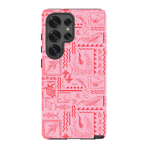 Samsung Tough Case - Busy Print Pinks