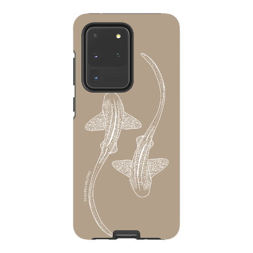 Samsung Tough Case - Leopard Sharks Outline Natural