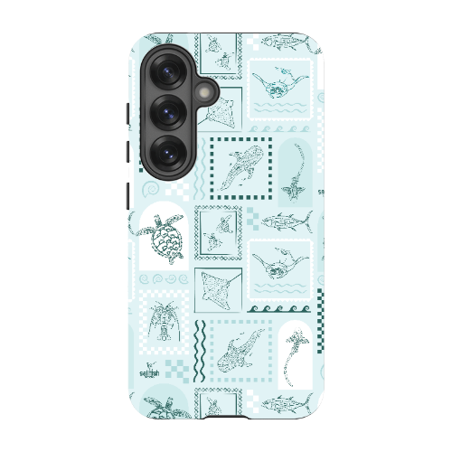 Samsung Tough Case - Arches Print Teal