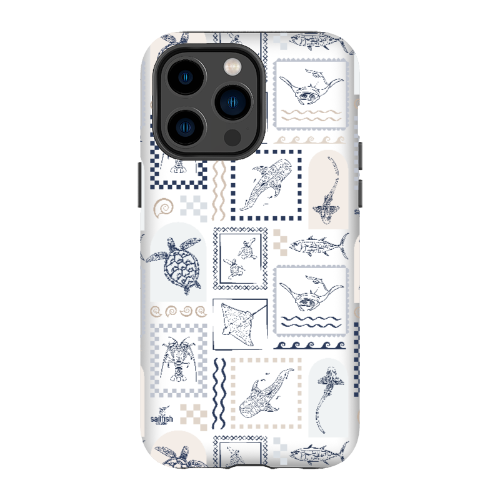 iPhone Tough Phone Case - Arches Print Beige