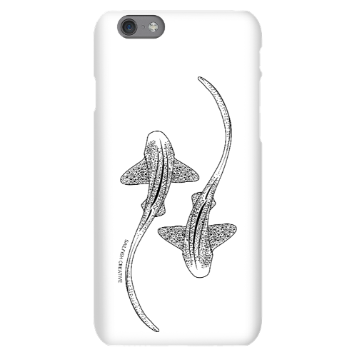 iPhone Phone Case - Leopard Sharks Outline