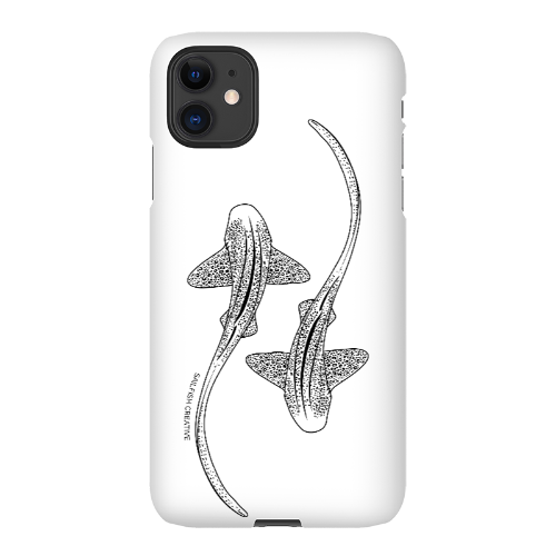 iPhone Snap Phone Case - Leopard Sharks Outline - Sailfish Creative
