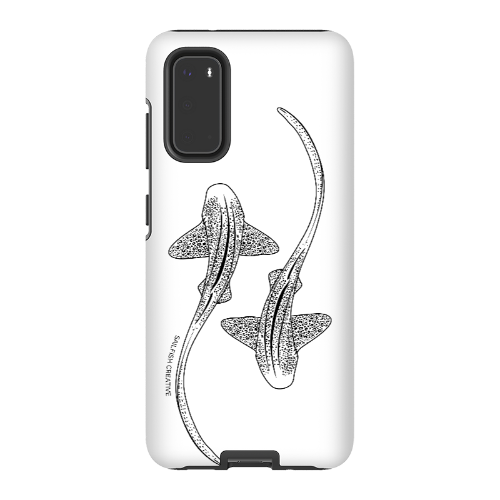 Samsung Tough Case - Leopard Sharks Outline - Sailfish Creative