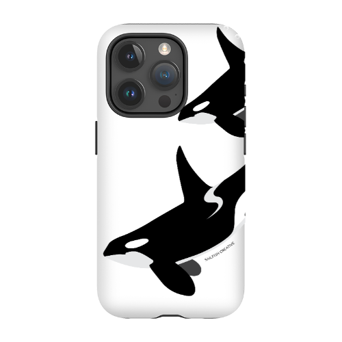 iPhone Tough Phone Case - Orca Killer Whale White - Sailfish Creative
